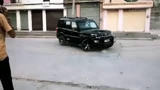 Mahindra Scorpio Drifting  Status  video  Scorpio S11  Black  The Automobile School  THE8055