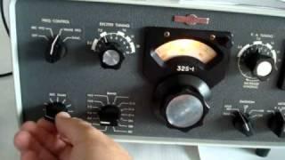 Vintage Collins tube transmitter 32S-1 demonstration