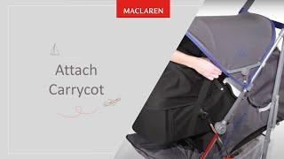 How to attach Carrycot on your Stroller