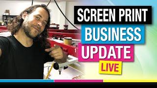 Business Update Life Channel the Future of the Channel  Shop Talk Live  Screen Printing Q&A