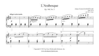 Burgmüller  Arabesque Op. 100 No. 2