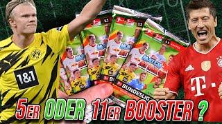 Topps MATCH ATTAX BUNDESLIGA 2021 EXPERIMENT  5er oder 11er BOOSTER? 