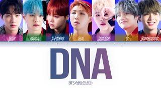 CC해석발음 BTS DNA Lyrics 방탄소년단 디엔에이 가사 Color Coded Lyrics