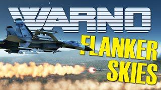 Su-27 DOMINATING the SKIES against the AMERICAN AIRFORCE  WARNO Gameplay