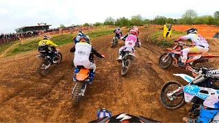 LA BAGARRE en 125cc ️ COURSE MOTCROSS Steinbourg 2024