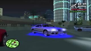 GTA SA FAST AND FURIOUS 2NISSAN SKYLINE RACE