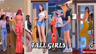 Tallest Girls On TikTok  TikTok Compilation 2021