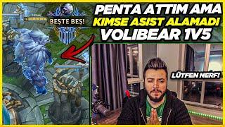 S11 VOLİBEAR TAM BİR CANAVAR  ÖLMEK BİLMİYOR 1v5 PENTA ATTIM  Elayja - Volibear