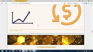 ICO FineCoin   Как купить монеты криптовалюты