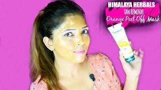 HIMALAYA HERBALS TAN REMOVAL ORANGE PEEL OFF MASK - REVIEW  HINA ATTAR