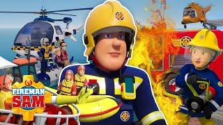 Best Vehicle Rescues   Fireman Sam Full Episodes  1 hour compilation  Kids Movie