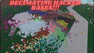 Lumber Tycoon 2- Decimating Hacked Bases