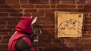 Fortnite Flush Factory Treasure Map Where To Find The Treasure