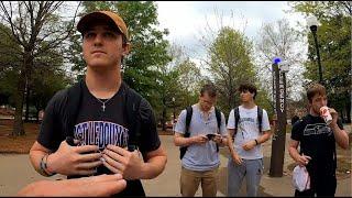 Calvinist Calls Me A Heretic @Auburn University - Campus Preaching - Preacher Kerrigan Skelly