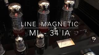 מגבר מנורות הי אנד -   Line Magnetic ML - 34 IA