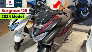 Suzuki Burgman Street New Model 2024 Review - 2 Big Changes  New Color  New Price?