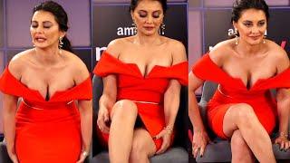 Minissha Lamba 00PS Moments At Her Badtameez Dil Web Series Promotions