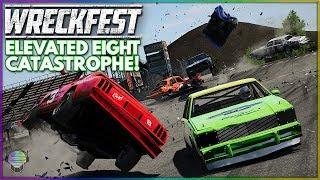 ELEVATED FIGURE 8 CATASTROPHE  Wreckfest  NASCAR