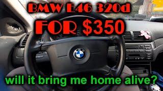 BMW E46 320d for $350. Cheapest one in Poland. Will it drive home in one piece? ep.1