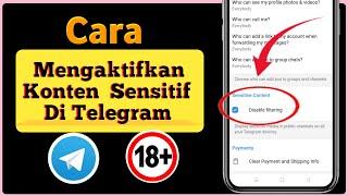 Cara Mengaktifkan Konten Sensitif Di Telegram  Androidios   Pengaturan Konten Sensitif Telegram