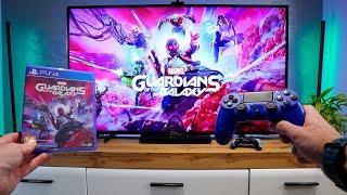 MARVELS GUARDIANS OF THE GALAXY-  PS4 SLIM  Unboxing and POV Gameplay Test