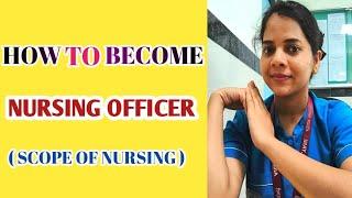 How to Become Nursing Officer  Nursing OfficerAfter HS good career option AIIMS Norcet