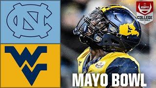 Mayo Bowl North Carolina Tar Heels vs. West Virginia Mountaineers  Full Game Highlights