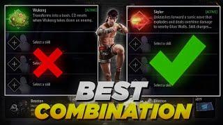 Best  Clash Squad  Skill Combination  New Character Combination in free fire  { After update }