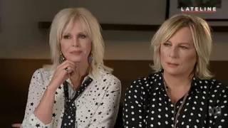 Joanna Lumley & Jennifer Saunders Interview - Lateline -  Absolutely Fabulous Movie 1st August 2016