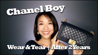 Chanel Boy  Wear & Tear Update  2 years later  Kat L