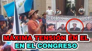 INICIA MANIFESTACIÓN EN EL CONGRESO POR LA ELECCIÓN DE MAGISTRADOS DE CORTES GUATEMALA