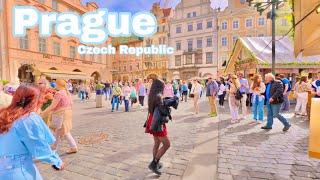 Prague Czech Republic  - 2024 - 4k HDR 60fps Walking Tour