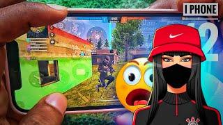 FREE FIRE LIVE  I PHONE 12 HANDCAM _ NEW CS - RANK GAMEPLAY ️