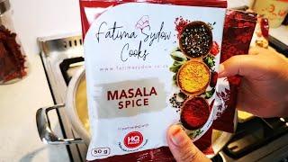 A quick curry in a hurry with Fatima Sydow Cooks Spices.