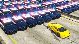 CAN 1 ROBBER ESCAPE 100 COP CARS IN GTA 5?