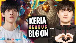 KERIA IS A BEAST WITH BARD  T1 Keria Plays Bard Support vs BLG On Karma  Season 2024