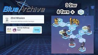 Blue Archive Global - Story Stage Hard 23-2 3 Star & 6 Turn Clear + Pyro Box