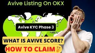 Avive Token Claim Process  Avive Received Avive New Update Avive Kyc