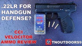 .22LR Handgun for Self-Defense?  CCI Velocitor Review