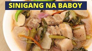 Paano Magluto ng SINIGANG NA BABOY  Pinaka Masarap na Sinigang