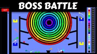 24 Marble Race Boss Battle  Crazy Marble Boss by Algodoo