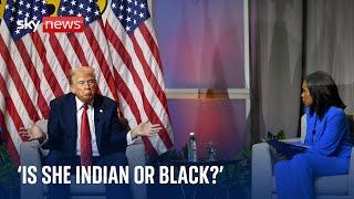 Is she Indian or black? Trump questions Kamala Harris racial identity in heated interview