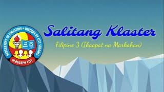 Filipino - Salitang Klaster - Grade 3