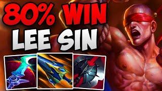 CHALLENGER 80% WIN RATE LEE SIN CARRIES HIS TEAM  CHALLENGER LEE SIN JUNGLE GAMEPLAY  S14