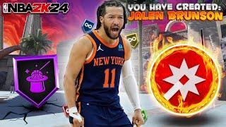 THIS JALEN BRUNSON BUILD IS TAKING OVER NBA 2K24 94 3PT HOF ACROBAT 89 PASS