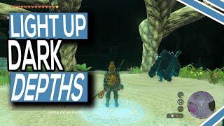 How To See & Light Up The Dark In The Depths In Zelda Tears Of The Kingdom