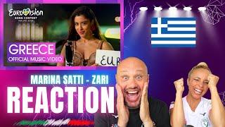  Italian Reaction - Marina Satti - ZARI  Greece   Official Music Video  Eurovision 2024