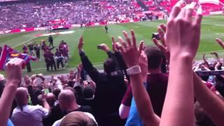 Forever blowing bubbles West Ham playoff final Wembley 2012