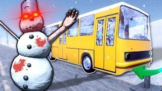 ZOMBIE SNOWMAN SURVIVAL? - The Long Drive Gameplay