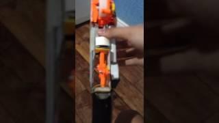 nerf scratch build m1 garand clip ejection test 1